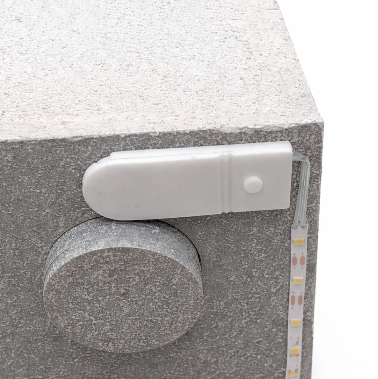 Comedero Elevado Perro Personalizado con Nombre y Luz LED - Modelo Stone