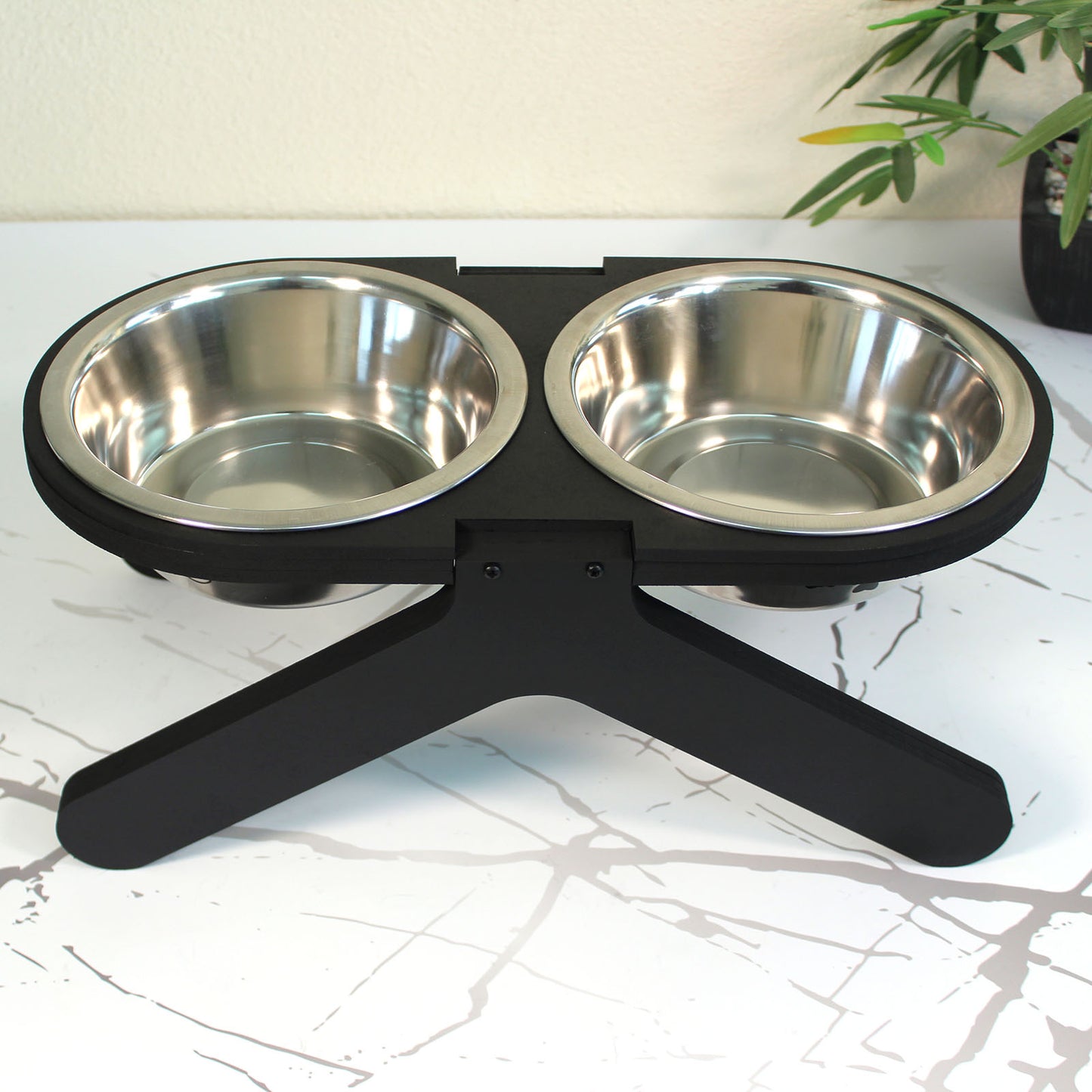 Comedero Elevado Perro Personalizado con Nombre - Modelo Silente