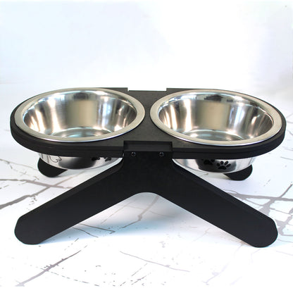 Comedero Elevado Perro Personalizado con Nombre - Modelo Silente
