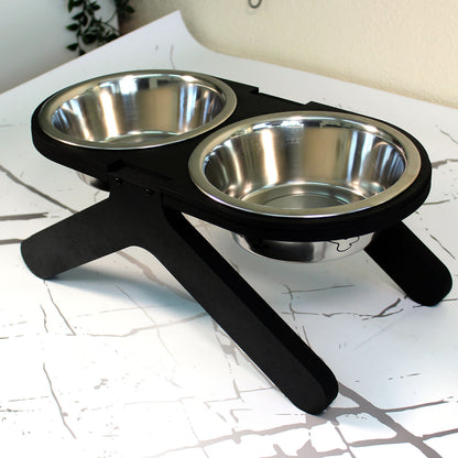 Comedero Elevado Perro Personalizado con Nombre - Modelo Silente