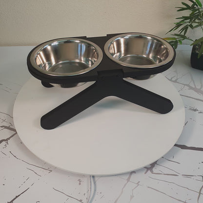 Comedero Elevado Perro Personalizado con Nombre - Modelo Silente